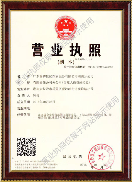廣東泰和世紀保安服務有限公司湖南分公司,廣東常規人力保安服務,高端人防服務,商務特保哪里好